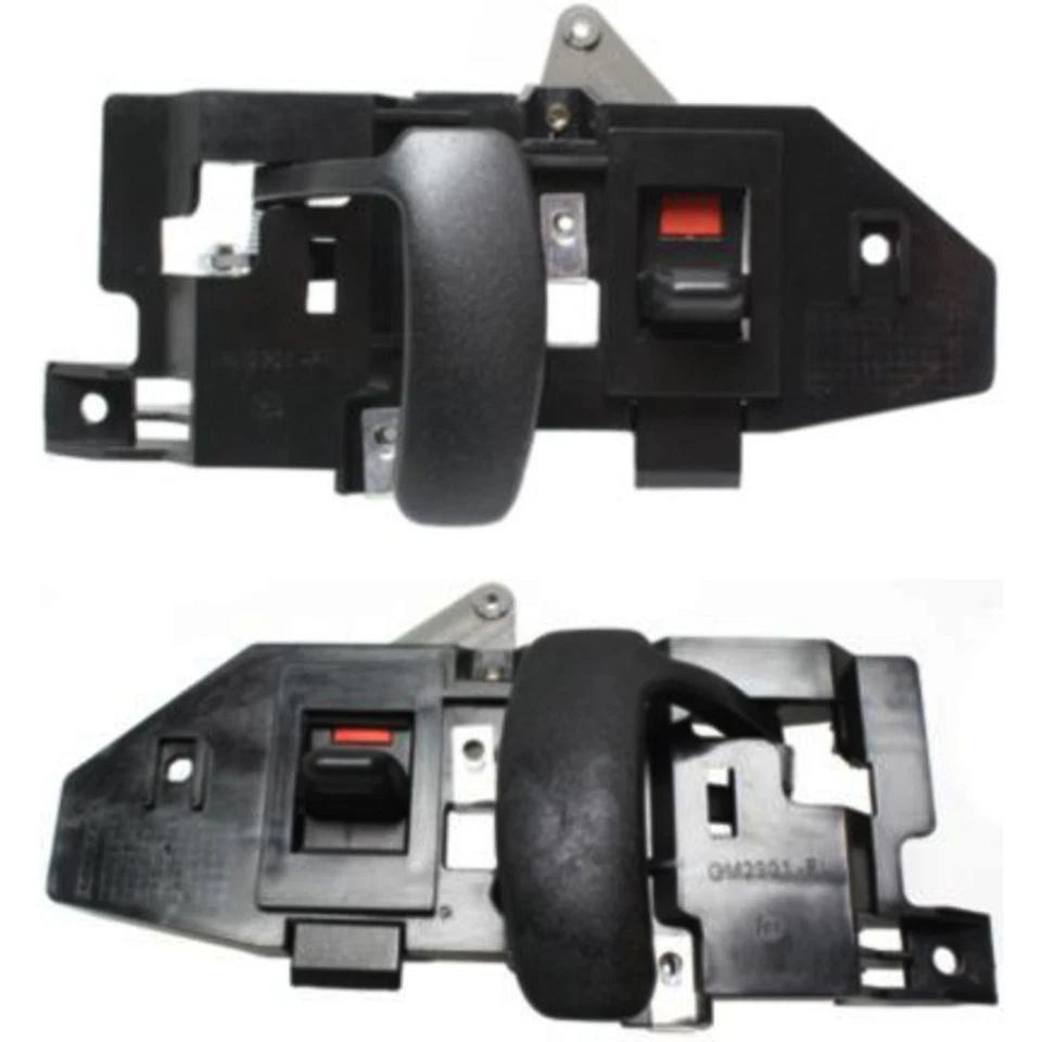 Nuevo juego de 2 manijas de puerta delanteras lado conductor y pasajero Chevy SaVana par negro Foto 1 de 4