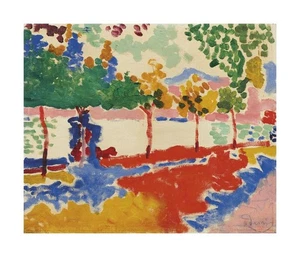 André Derain River Banks : Archival Quality Giclée Art Print 1905 - Picture 1 of 2