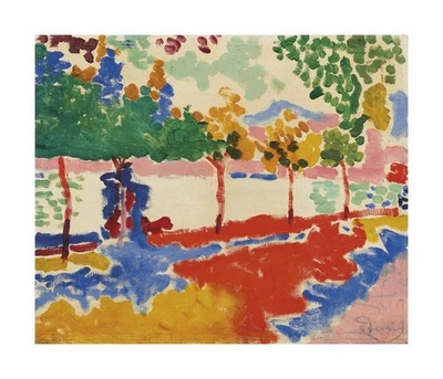 André Derain River Banks : Archival Quality Giclée Art Print 1905 - Image 1 of 2