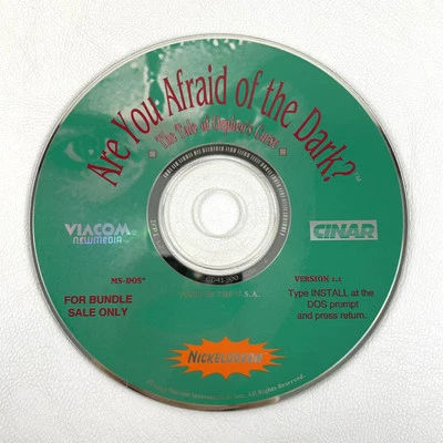 Nickelodeon: Are You Afraid Of The Dark? for PC, Vintage 1994 Disc Only - Image 1 of 2