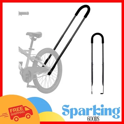 Universal Kids Cycling Trainer Handle - Safe & Lightweight Support Bar in Black - Image 1 of 4