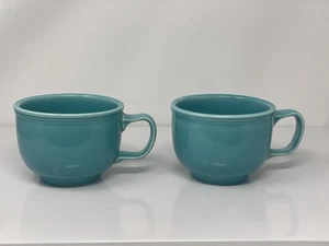 Juego de 2 tazas de sopa de café turquesa fiestaware Jumbo 18 OZ - Imagen 1 de 6
