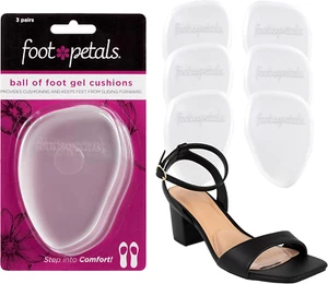 Foot Petals Ball of Foot Cushions, Metatarsal Pad, Lasting Comfort Relief, Preve - Picture 1 of 12
