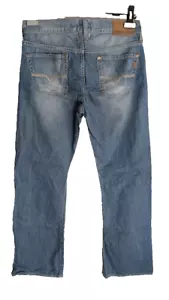 Guess Cliff Bootcut Jeans Mens size 30x31.5 light Blue wash 100% cotton vintage - Picture 1 of 11