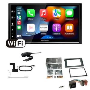 Kenwood Autoradio WiFi Apple CarPlay für Porsche Cayenne 2002-2010 schwarz - Bild 1 von 6