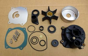 EVINRUDE JOHNSON 85 88 90 110 112 115 HP V4 WATER PUMP REPAIR KIT WITH HOUSING - Picture 1 of 2