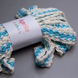 Katia Tonga 305 Bachelor Button-White 100g Lana - Imagen 1 de 2