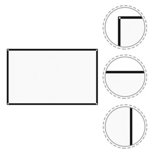 Tragbare Projektionswand Projektionsleinwand Camping-Projektor- - Bild 1 von 12
