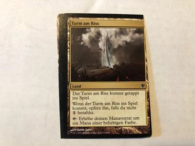 Miscut Rupture Spire German Misprint MTG GENUINE EDH Commander Magic - Image 1 of 2