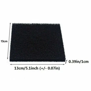 5 Pcs Universal Activated Carbon Foam Sponge Air Filter Impregnated Sheet Pad - Picture 1 of 5