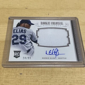 2014 National Treasures Colossal Signatures 24/99 Roenis Elias Rookie Auto RC - Bild 1 von 5