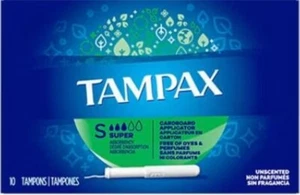 Tampax Cardboard Super 10ct (1 Pack) - Picture 1 of 7