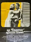 Affiche Cinema  " Un Tramway Nommé Désir " 120x160cm/Marlon Brando/ 1952