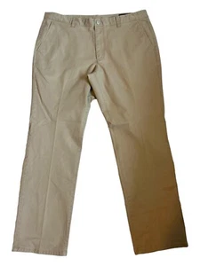Bonobos Pantalone Uomo Slim Dritto Kaki 38x30 Beige Cotone Casual Preppy Lavoro - Foto 1 di 5