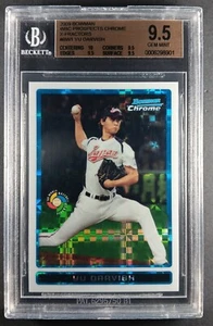 2009 Bowman Chrome Yu Darvish WBC Prospects X-Fractor 92/299 BGS 9.5 Gem Mint - Picture 1 of 2