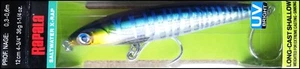 RARO RAPALA AGUA SALADA X RAP FUNDIDO LARGO POCO PROFUNDO SXRLS 12 cm WHU Wahoo UV) color - Imagen 1 de 2