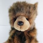 The Bearington Collection Bear Hand Puppet Brown Plush Imagination Play Toy
