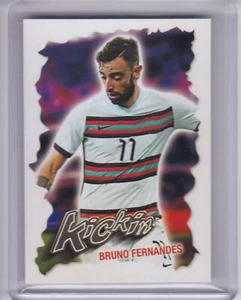 2022 Futera Fans Selection Kickin Base #06 Bruno Fernandes - Portugal 05/15 - Picture 1 of 2