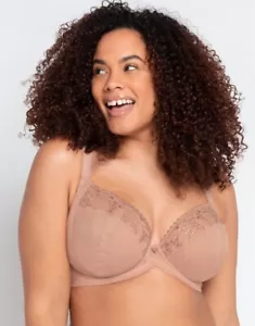 Curvy Kate Centre Stage Full Plunge Bra Nude UK 30J BRAND NEW - Picture 1 of 4