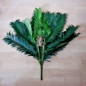 Fake Artificial Sago Palm Plant Greenery Faux Palm Leaves Pot Filler 24" NWOT - Picture 1 of 4