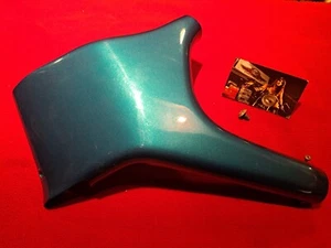 1995 Suzuki Intruder VS1400 1400 metal LEFT side frame neck cover panel CLEAN - Picture 1 of 11