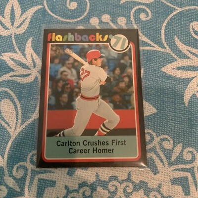 2020 Topps Heritage Flashbacks '71 #BF-9 Carlton Fisk - Boston Red Sox - Image 1 of 2