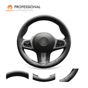 Funda de volante MEWANT DIY Alcantara Puntada a mano para BMW G20 G21 F40 F44 G22 G26 G30 - Imagen 1 de 9