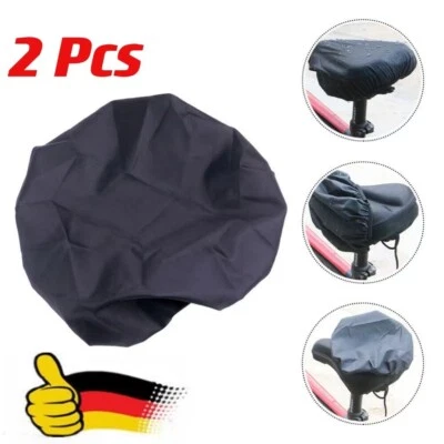 2 x Saddle Cover Rain Protection Saddle Cover Bicycle Saddle Cover Waterproof Case - Image 1 of 4