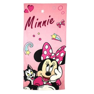 Minnie Maus XL Strandtuch Badetuch Handtuch Badehandtuch Baumwolle 70x140cm - Bild 1 von 1