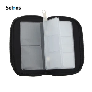 Selens Memory Card Carrying Case Storage Bag Holder for SD SDHC MMC Micro Black - Picture 1 of 5