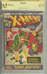 X-Men #77 CBCS (not CGC) 4.5 Signed Roy Thomas - Picture 1 of 2