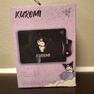 Razer x Sanrio Kuromi DeathAdder Essential Gaming Mouse & Soft Mat Gift Bundle - Picture 1 of 10