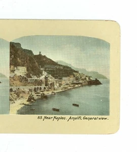 B7868 Werbung Lithographie 89, bei Neapel, Amalfi, Italien D - Bild 1 von 3