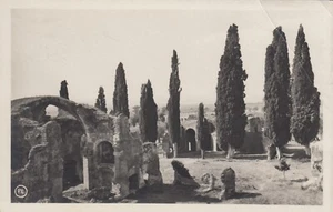CARTOLINA *29 TIVOLI LAZIO VILLA ADRIANA TERME GRANDI E PICCOLE VIAGGIATA 1929 - Imagen 1 de 2