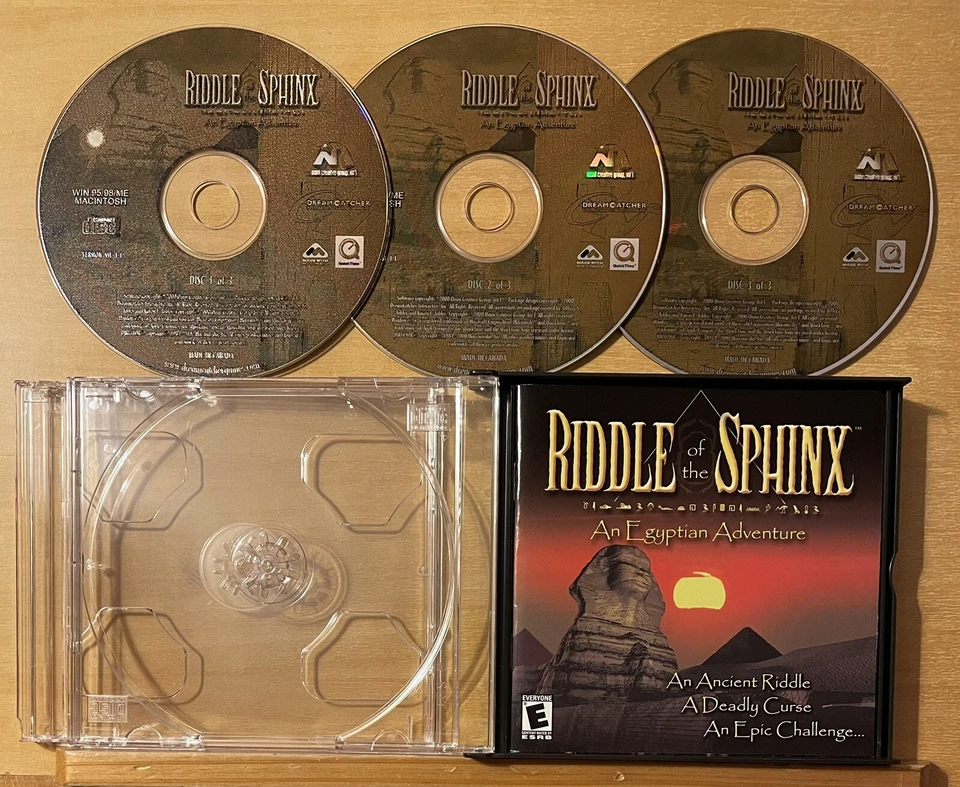 Riddle of the Sphinx (An Egyptian Adventure) - Jewel Case (PC, 2000) - Image 1 of 1