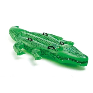 Giant Inflatable Raft Lounge Giant Gator Ride-On Water Floating Beach 168*86CM - Picture 1 of 8