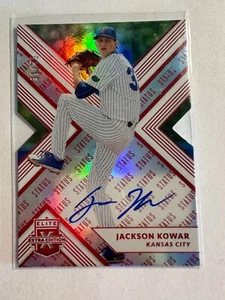 K127,593 - 2018 Elite Extra Edition Auto Status Die Cut Red #32 Jackson Kowar/75 - Picture 1 of 1