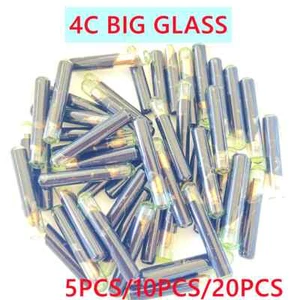 5/10/20pc ID4C Big Glass Chip Car Key transponder Chip Fit for Ford Toyota Mazda - Picture 1 of 7