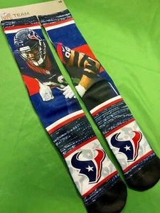 NFL Houston Texans J J Watt #99 Rush Socks NWT Men's UK 9-12 - Picture 1 of 4