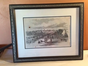 1862 Harpers Civil War History 10x15 Engraving,Army Entering Louisville,KY - Picture 1 of 5