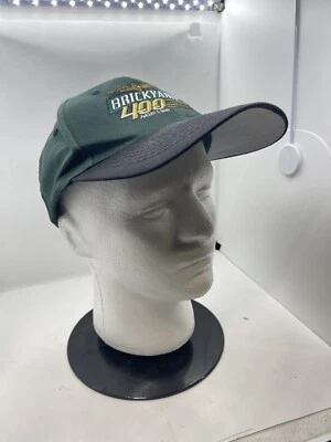 Gorra Brickyard 400 agosto 1998 Snapback verde Indianapolis Speedway Logo 7 Foto 1 de 4