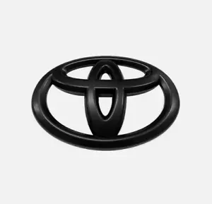 3D Blackout Steering Wheel Overlay For Tacoma Tundra Corolla Camry Highlander - Picture 1 of 5