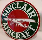 Sinclair Aircraft Gasoline Gas Oil Sign