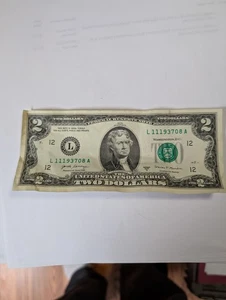 2 dollar history note---1119 marked a year with a few events---2017A - Picture 1 of 2