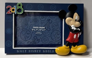 2018 Walt Disney World 3D Mickey Mouse blau Bilderrahmen (5”x7”/4”x6”) - Bild 1 von 8