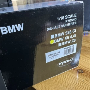 Kyosho BMW X5 4.4i 1:18 Dark Blue Box Only - Picture 1 of 11