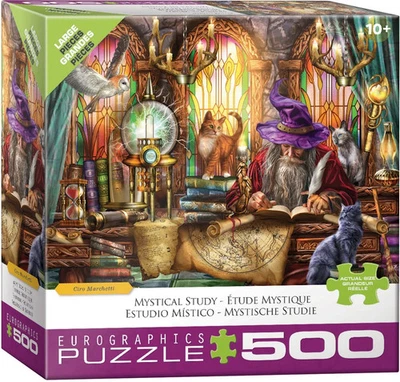 Mystical Study 500 Piece Jigsaw Puzzle Eurographics New - Image 1 of 2