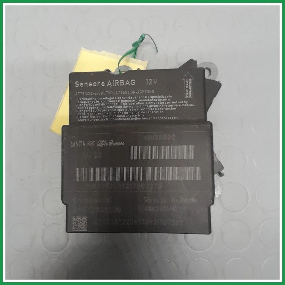 Centralina Airbag   Fiat Punto Evo 51838580 2009 2011 Originale Usato  - Immagine 1 di 4