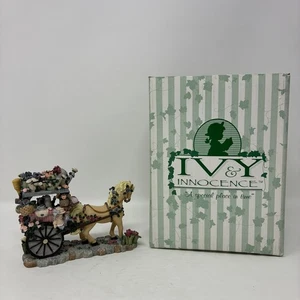 Ivy & Innocence - The Tinker's Wagon 05198 Original Box 1998 Vintage Horse Drawn - Picture 1 of 15