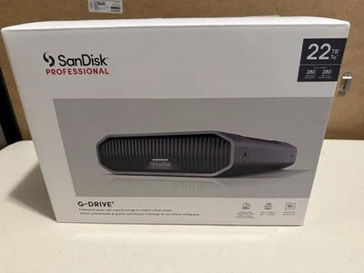 SanDisk 22TB 7200RPM G-Drive External Desktop Hard Drive brand new - Image 1 of 4